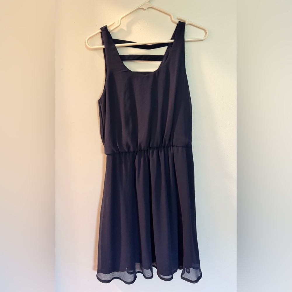 Xhilaration Dark Navy Sleeveless Dress
